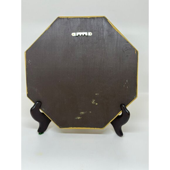 VTG Rustic Farmhouse Duck Wall Hanging Octagon Wooden Art Panel 8.75"x8.75" - Picture 7 of 8